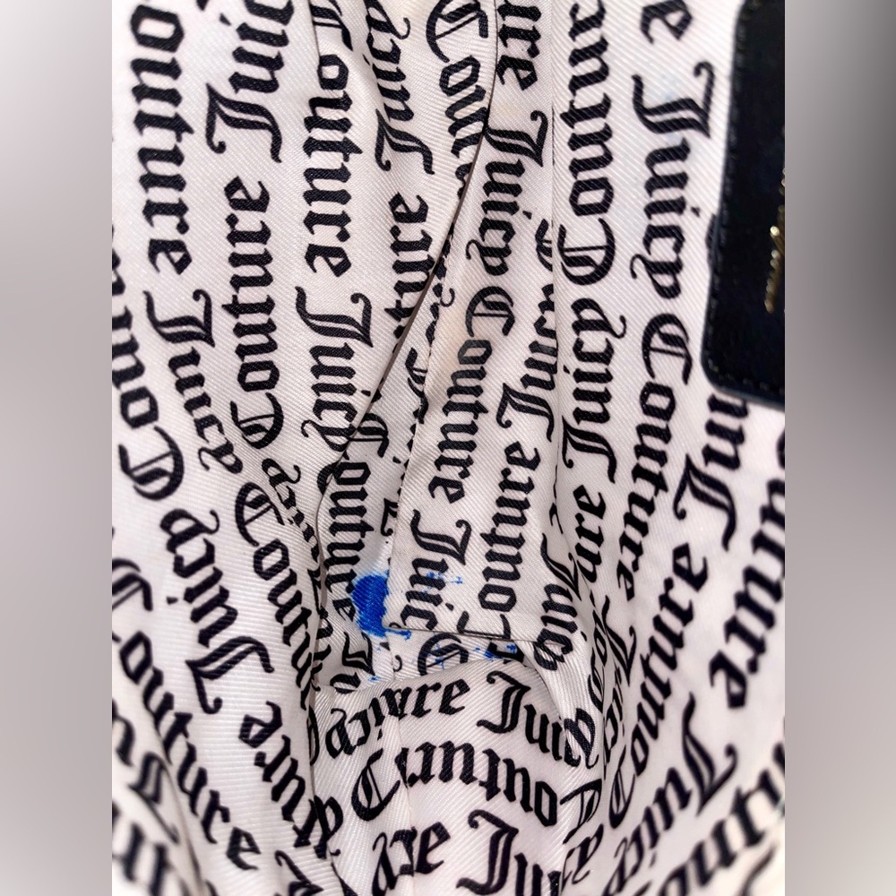Juicy Couture Black & Gray Shoulder Bag. EUC - Picture 9 of 11